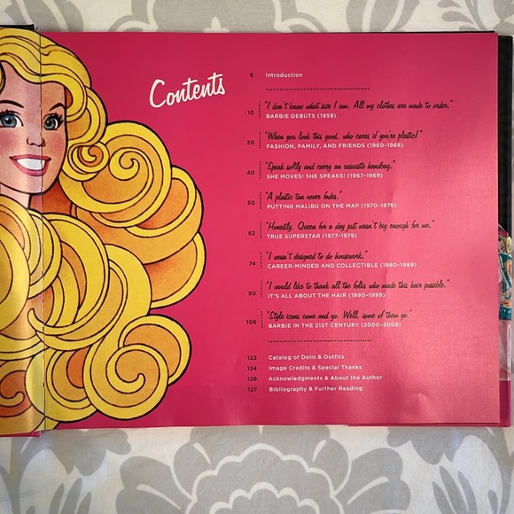 Barbie All Dolled Up Celebrating 50 Years of Barbie Hardcover Coffe Table Book - Picture 3 of 4